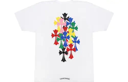 Chrome Hearts Multi Color Cross Cemetery T shirt