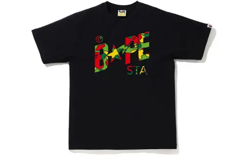 Bape Sta Camo Bape Sta Logo Tee