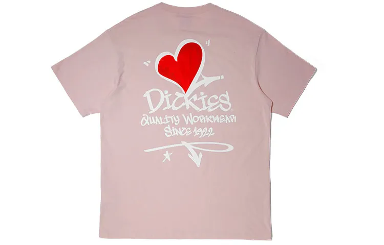Dickies T-Shirts Unisex Dirty Pink Crew Neck Moderate Straight Fit