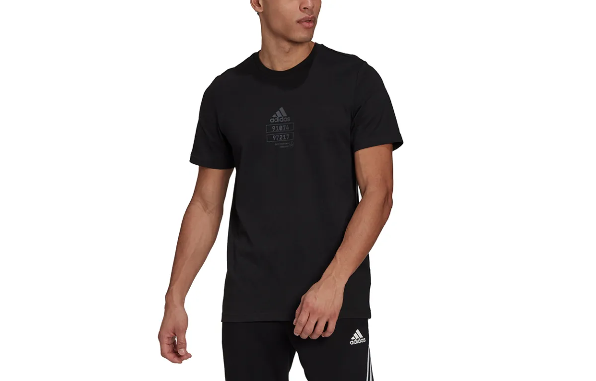 Adidas Tech Refl Tee M T Shirt Men's Black