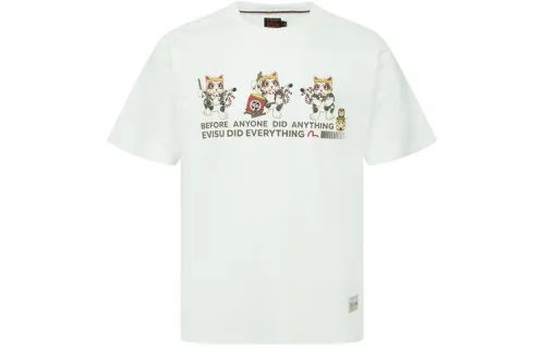 EVISU T Shirts Men's Crew Neck Moderate