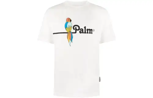 PALM ANGELS Parrot Logo T Shirt