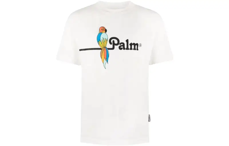 PALM ANGELS Parrot Logo T Shirt