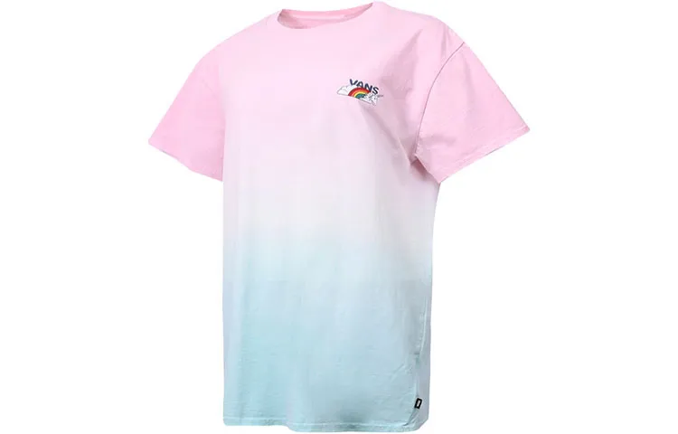 Vans T-Shirts Unisex Pink Crew Neck Moderate Straight Fit