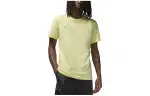 Nike T Shirts Men's Yellow Crew Neck Thin Straight Fit
