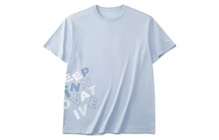 Anta T Shirt Unisex Ceramic Blue