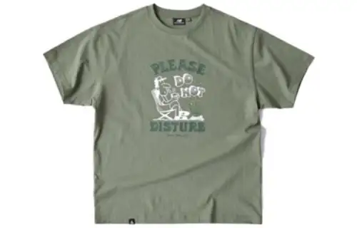 New Balance T Shirts Men's Matcha Crew Neck Moderate Straight Fit