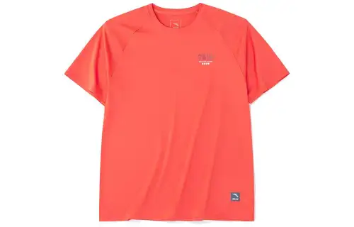 Anta FW22 T Shirt Unisex Persimmon Red