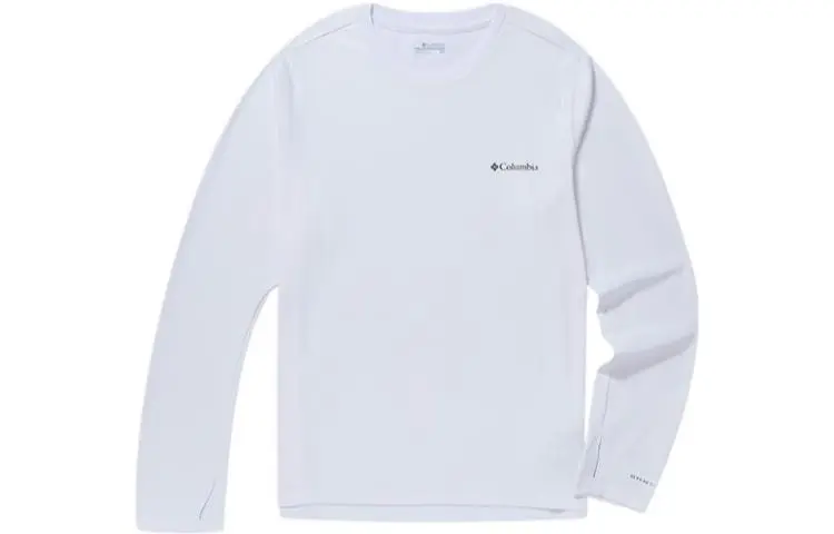 Columbia T-Shirts Men's White Crew Neck Moderate