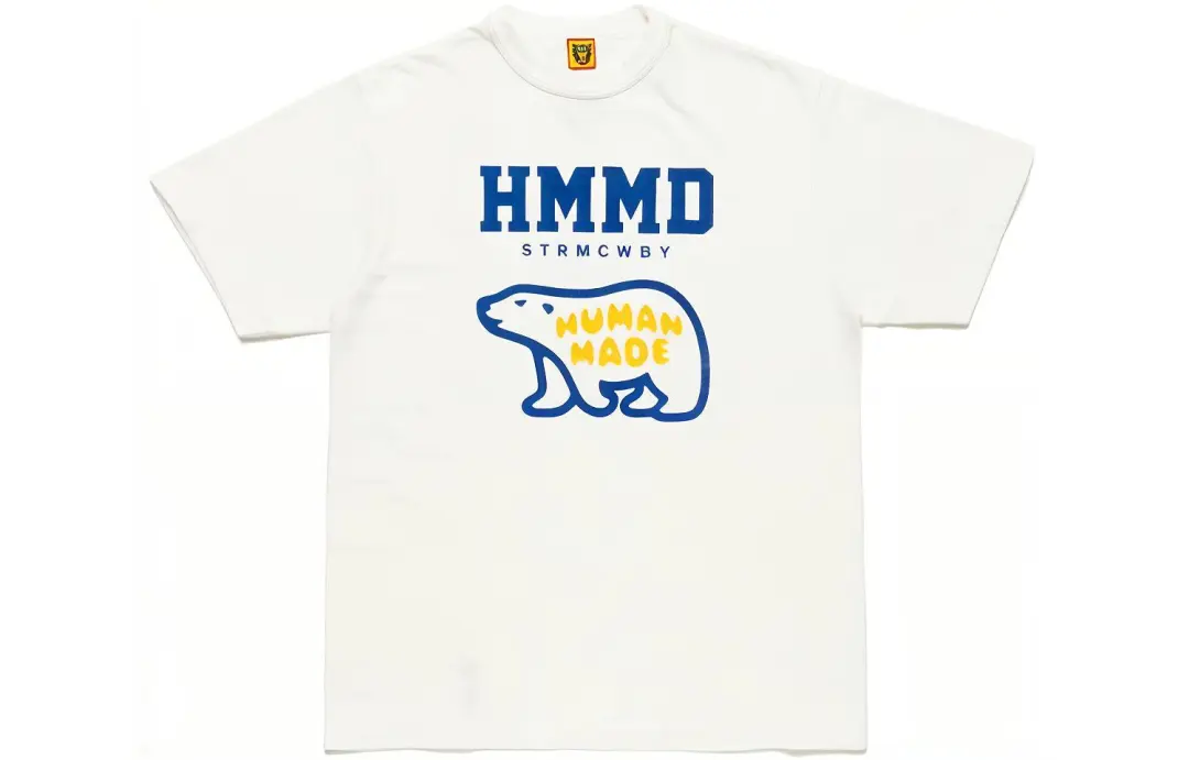 HUMAN MADE T Shirts Unisex Crew Neck Moderate Straight Fit