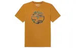 Timberland T Shirts Men's Wheat Crew Neck Moderate Straight Fit