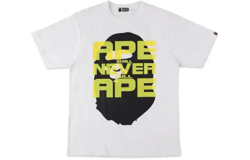 Bape Ape Head Multi Print Tee