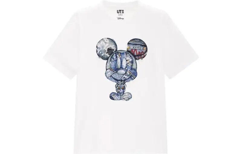 UNIQLO x Disney Co brand SS22 T Shirt Unisex White