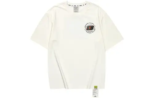 Skechers Cultural Creativity Collection T Shirt Unisex Marshmallow White