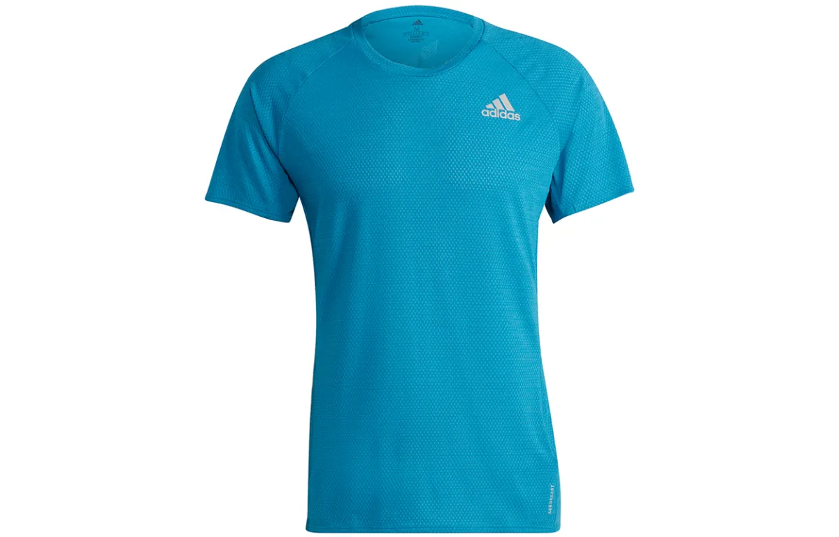 Adidas T-Shirts Men's Crew Neck Moderate Straight Fit