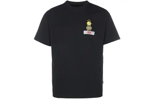 Converse Diamond Dharma T Shirts Men's Black Crew Neck Moderate Straight Fit