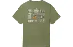 Timberland T Shirts Unisex Kassel Green Crew Neck Moderate Straight Fit