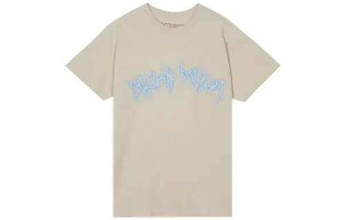 Travis Scott T Shirts Unisex Khaki Crew Neck Moderate Straight Fit