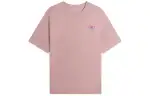 Li Ning T Shirts Men's Rose Red Crew Neck Moderate Straight Fit