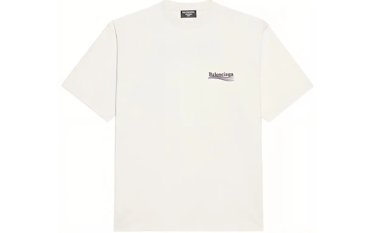 Balenciaga FW21 T Shirt Loose Fit Men's White