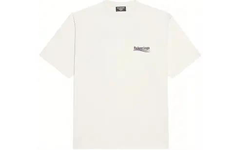 Balenciaga FW21 T Shirt Loose Fit Men's White