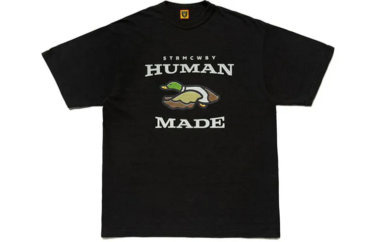 HUMAN MADE T Shirts Unisex Crew Neck Moderate Straight Fit