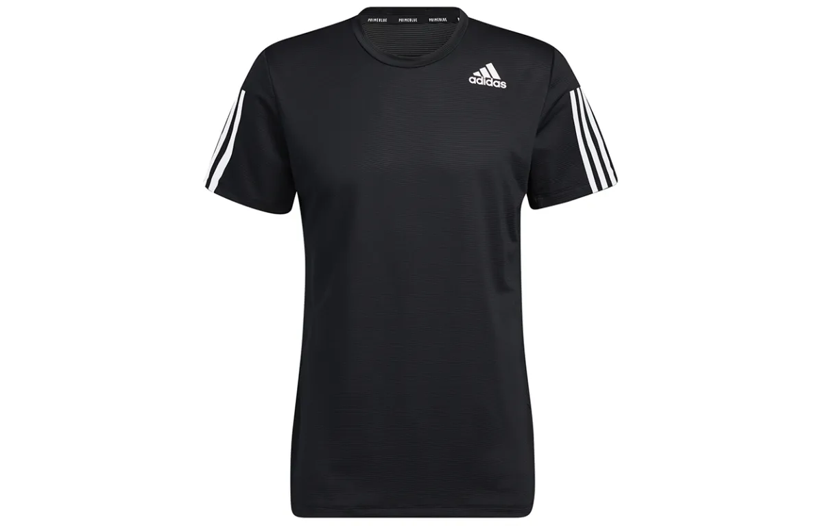 Adidas AEROREADY T-Shirts Men's Black Crew Neck Moderate Straight Fit