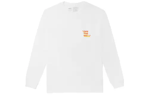 Vans T Shirts Unisex White Crew Neck Moderate Straight Fit