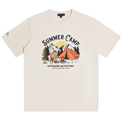 Teenie Weenie Men Camping T Shirt Unisex