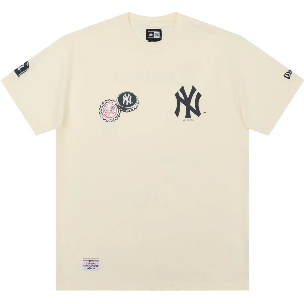 New Era SS23 New York Yankees Logo Print Casual Crewneck T-Shirt