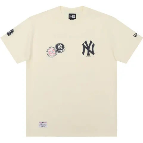 New Era SS23 New York Yankees Logo Print Casual Crewneck T-Shirt