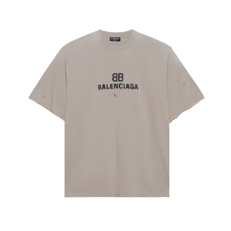 Balenciaga Bb Pixel Boxy T Shirt