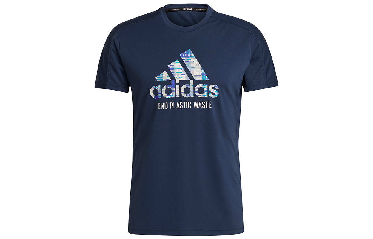 Adidas Running T Shirt Men’s Navy Blue