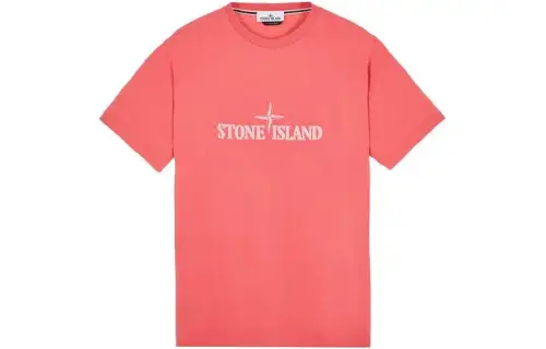 STONE ISLAND T Shirt Men's Pink