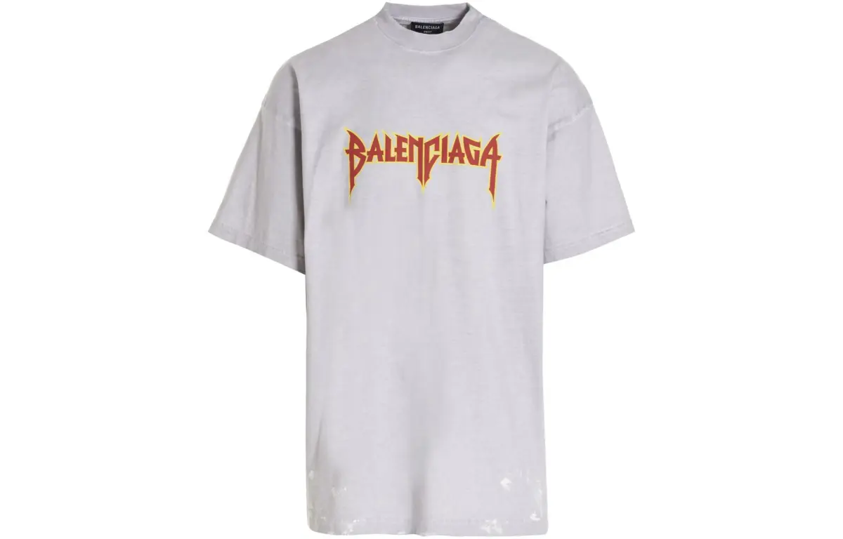 Balenciaga Metal Vintage Oversized T Shirt