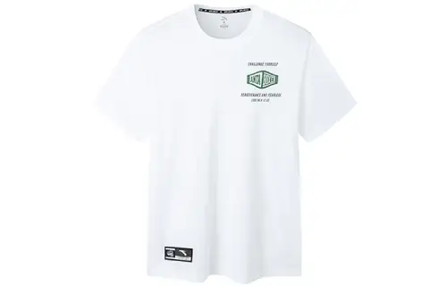 ANTA Variety Training Collection T Shirts Men's White Crew Neck Thin Straight Fit