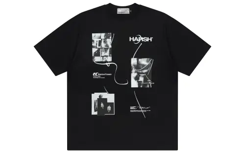 HARSH AND CRUEL T Shirts Unisex Crew Neck Moderate Straight Fit