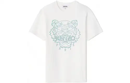 KENZO T Shirts Men's White Crew Neck Moderate
