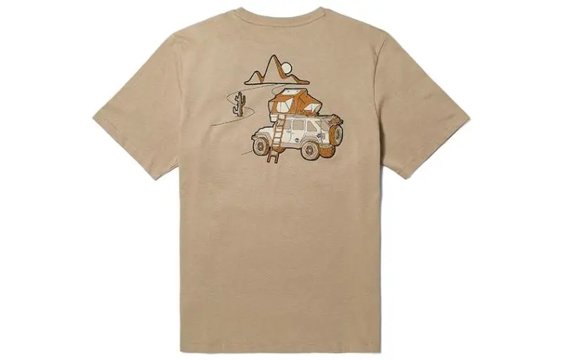 Timberland T Shirt Unisex Light Mud