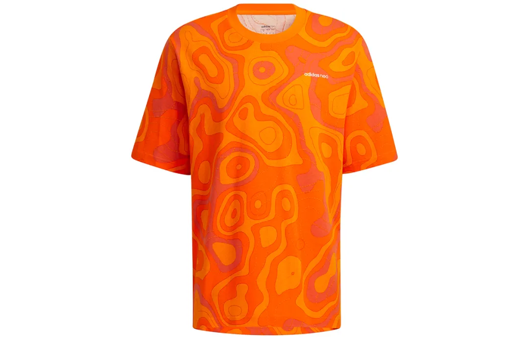 Adidas Neo T Shirt Men's Orange
