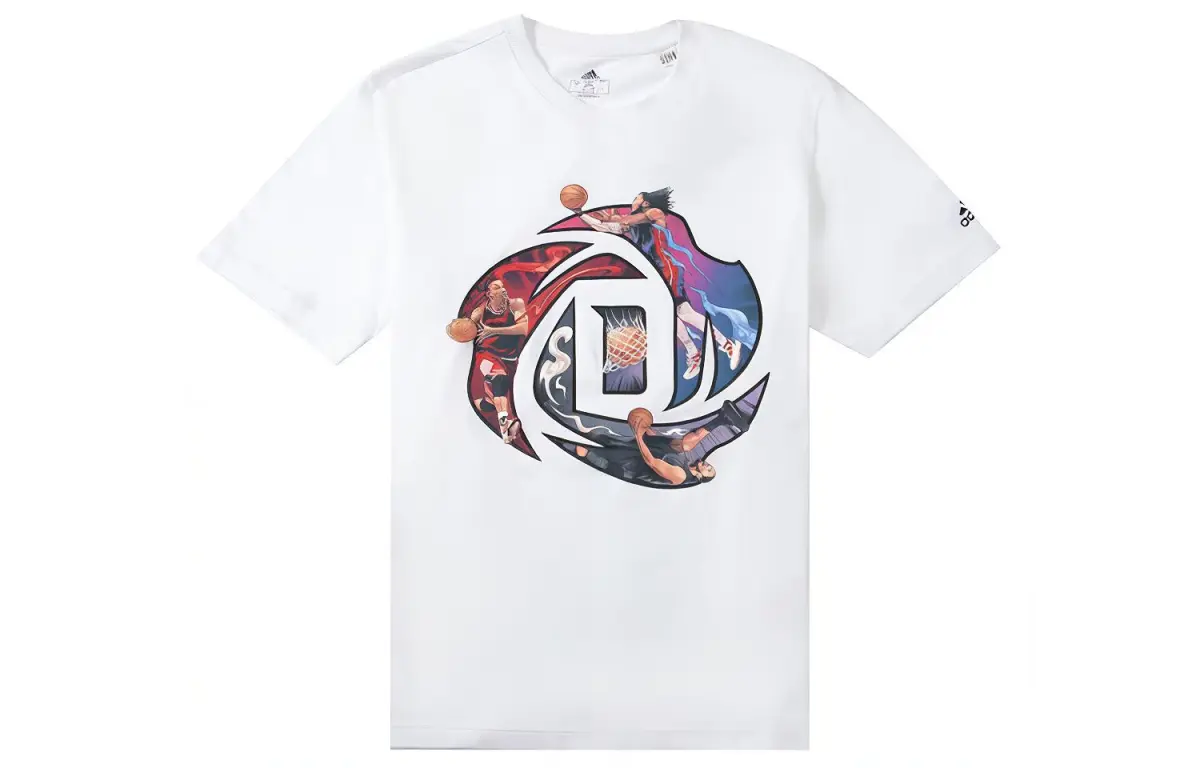 Adidas T-Shirts Men's Crew Neck Moderate Straight Fit