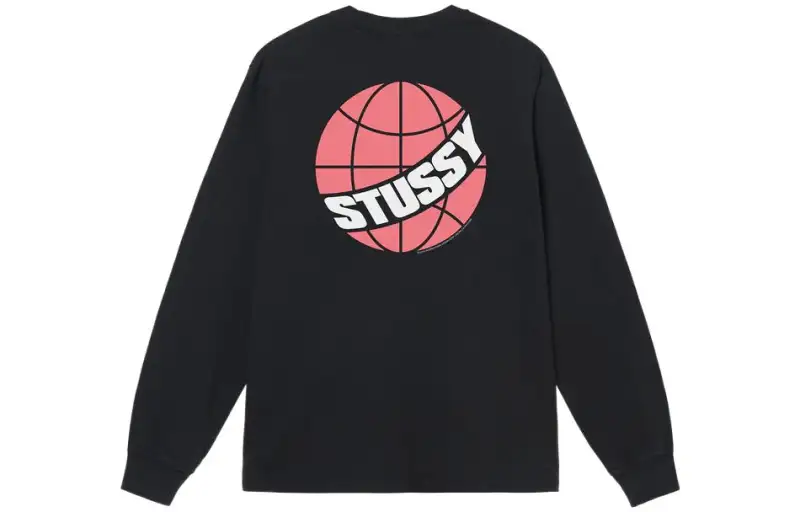 Stussy Global Peace Pigment Dyed Long Sleeve Tee