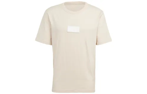 Adidas Originals R.Y.V T Shirts Men's Ecru Crew Neck Moderate Straight Fit