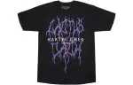 Travis Scott Letter Print T Shirt Unisex Black