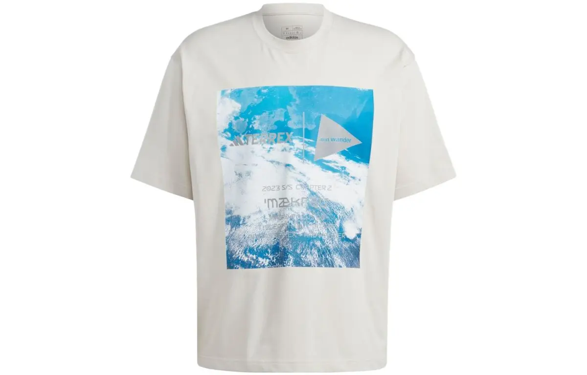 Adidas Graphic-Printed Crewneck T-Shirt