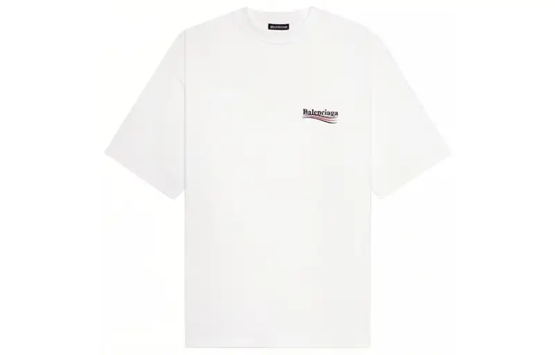 Balenciaga T Shirt Loose Fit Men's White