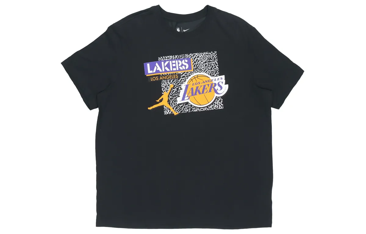 Jordan Nba Los Angeles Lakers Logo Dri Fit T shirt