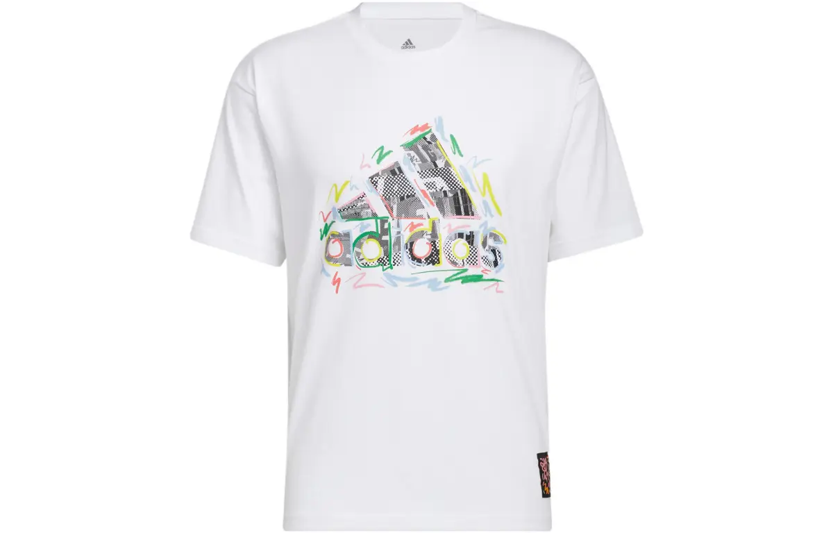 Adidas T-Shirts Men's Crew Neck Moderate Straight Fit