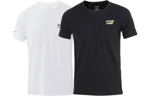 Li Ning T Shirt Unisex 2 Pack White+Black