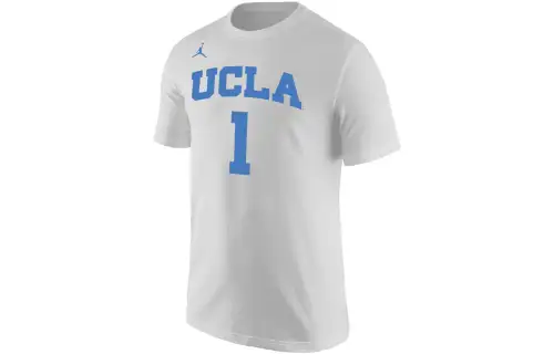 Jordan T Shirts Men's White Crew Neck Moderate Other